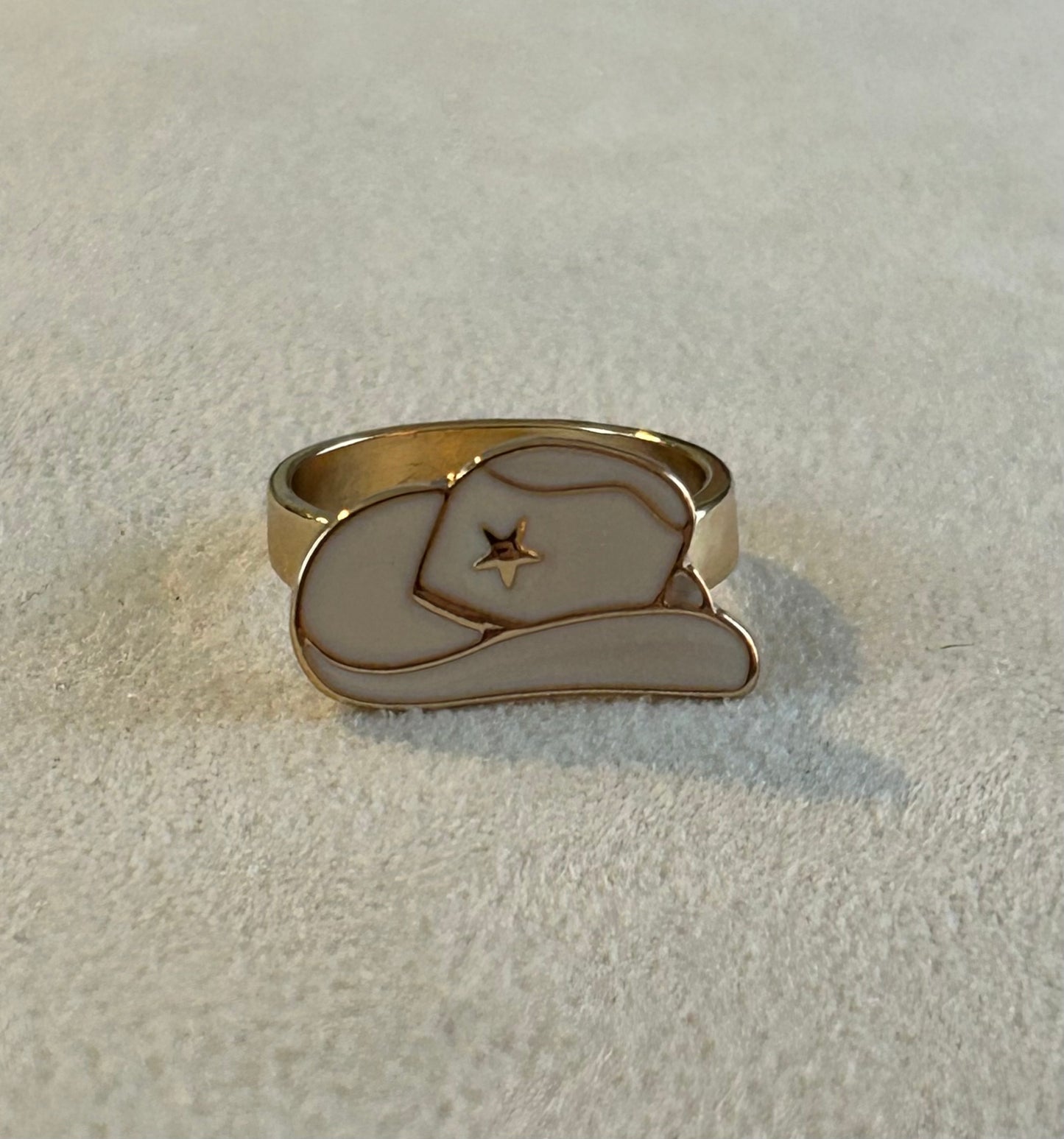 Chunky Cowboy Hat Ring