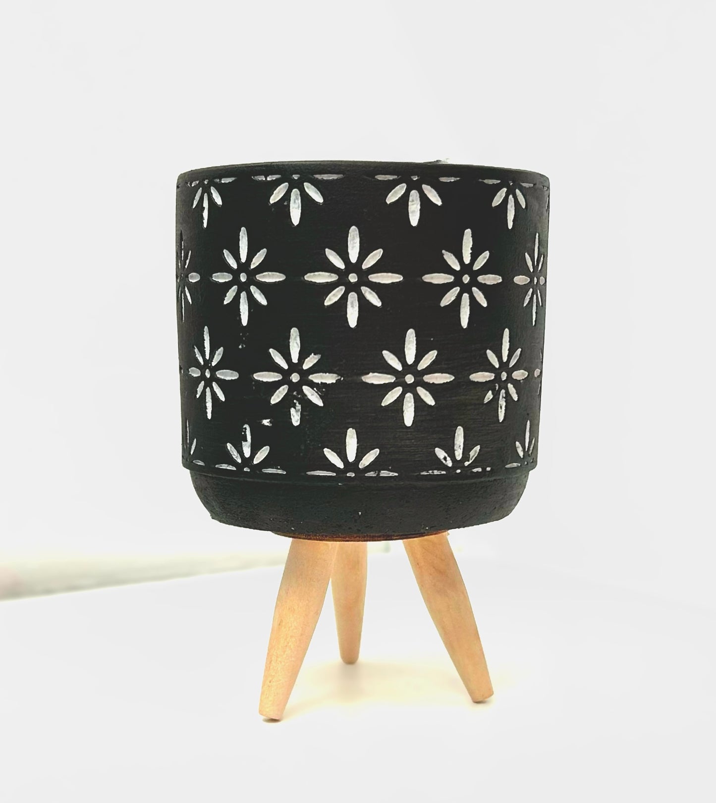 Macetero Boho Starburst con soporte