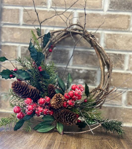 Berries and Pine Wreath