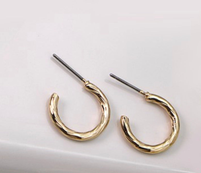 Dainty Gold Hoops