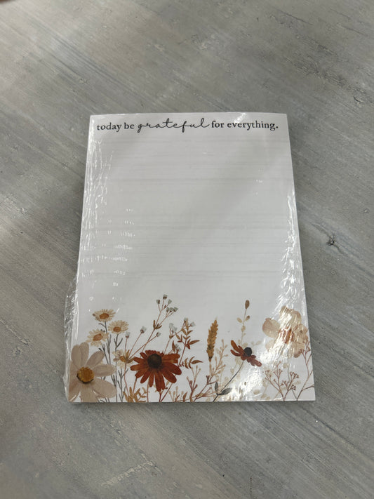 Grateful For Everything Notepad