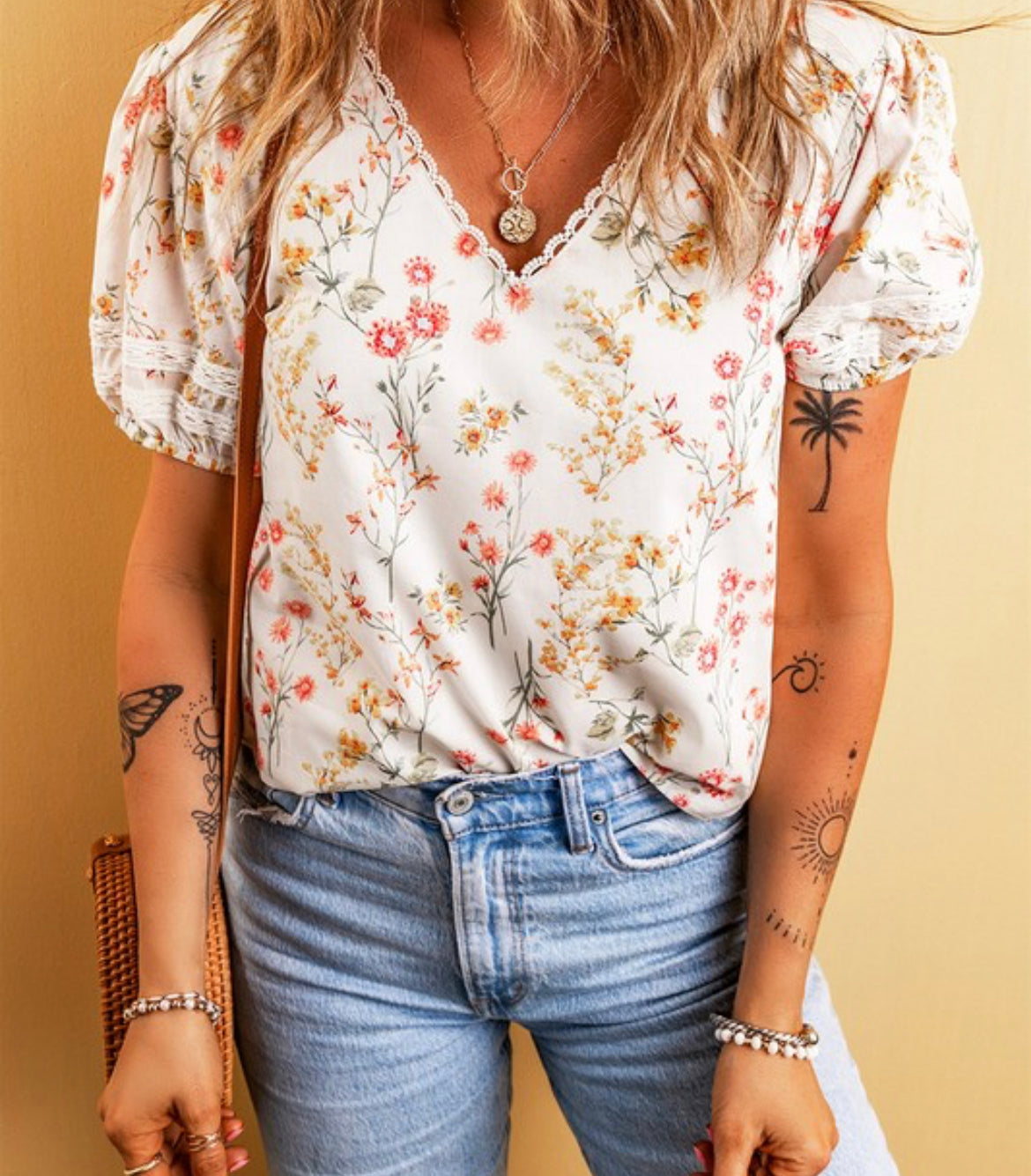 Diana Floral Top