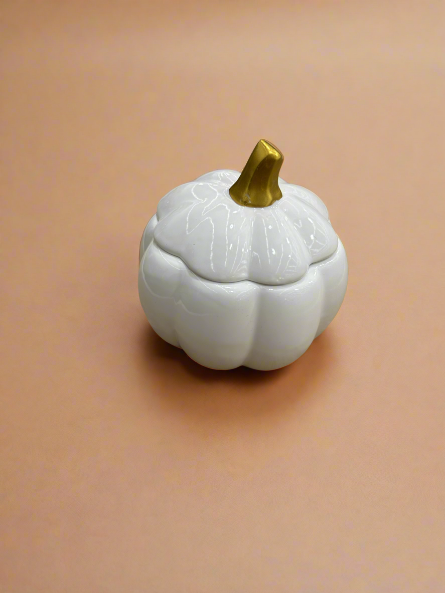 Ceramic Pumpkin Candle