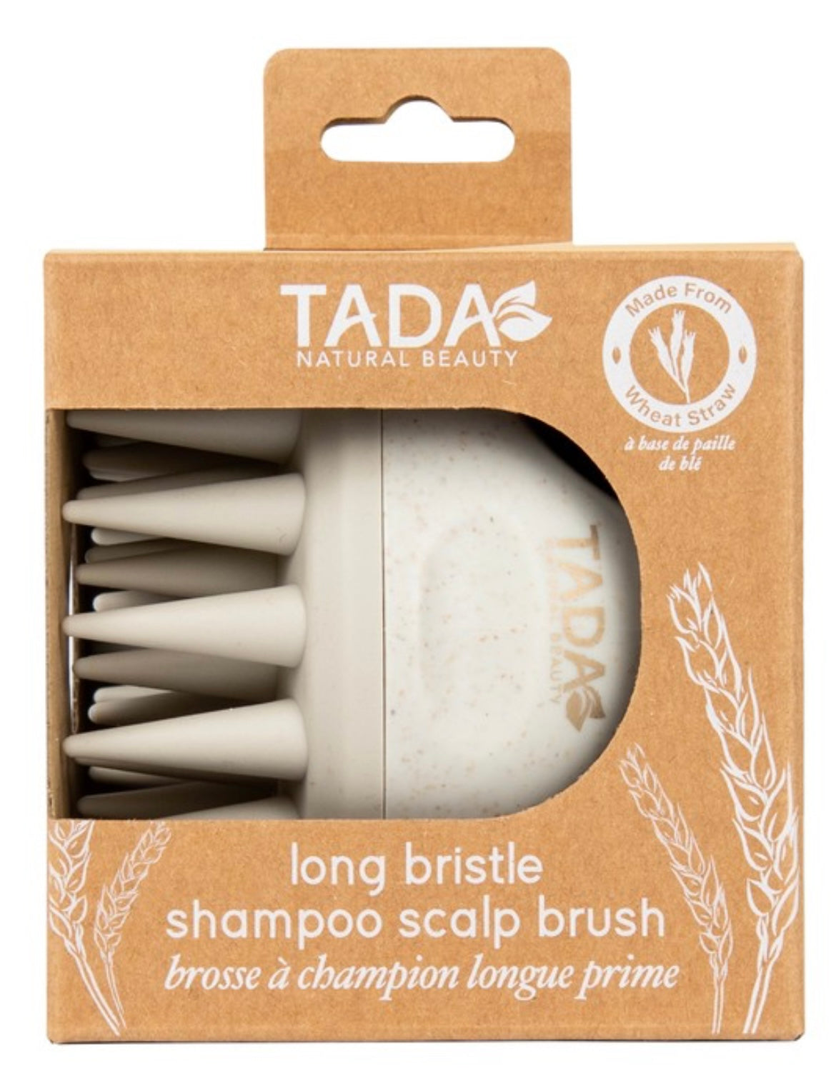 Biodegradable Long Bristle Shampoo Brush