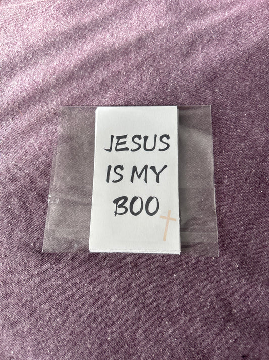 Jesus Is My Boo Trick or Treat Cards