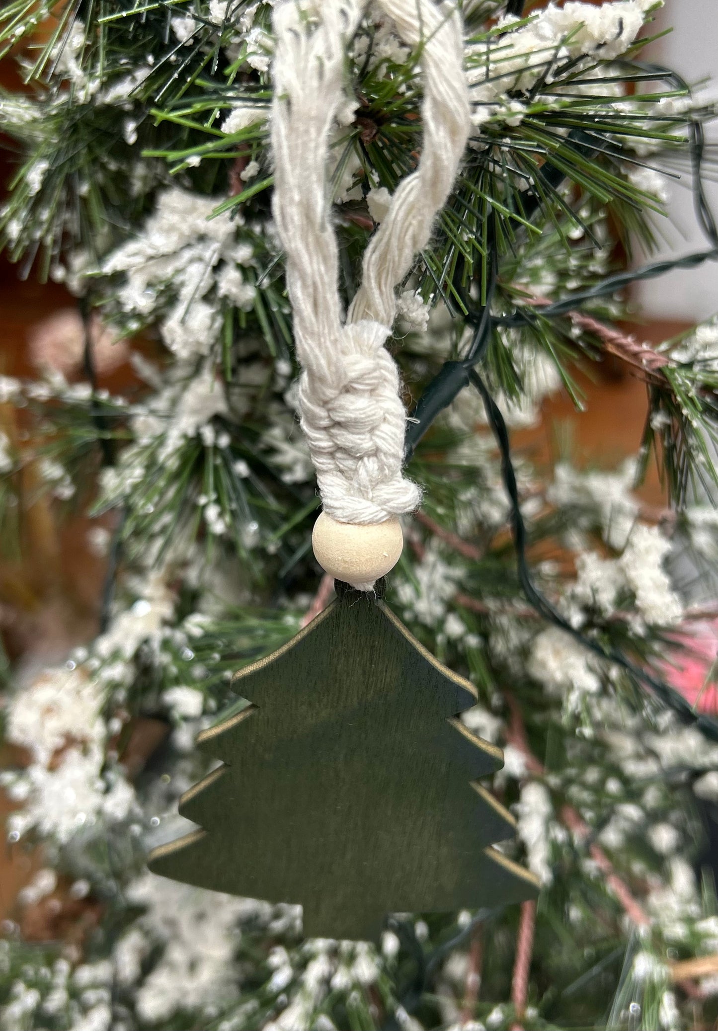 Adorno de árbol bohemio