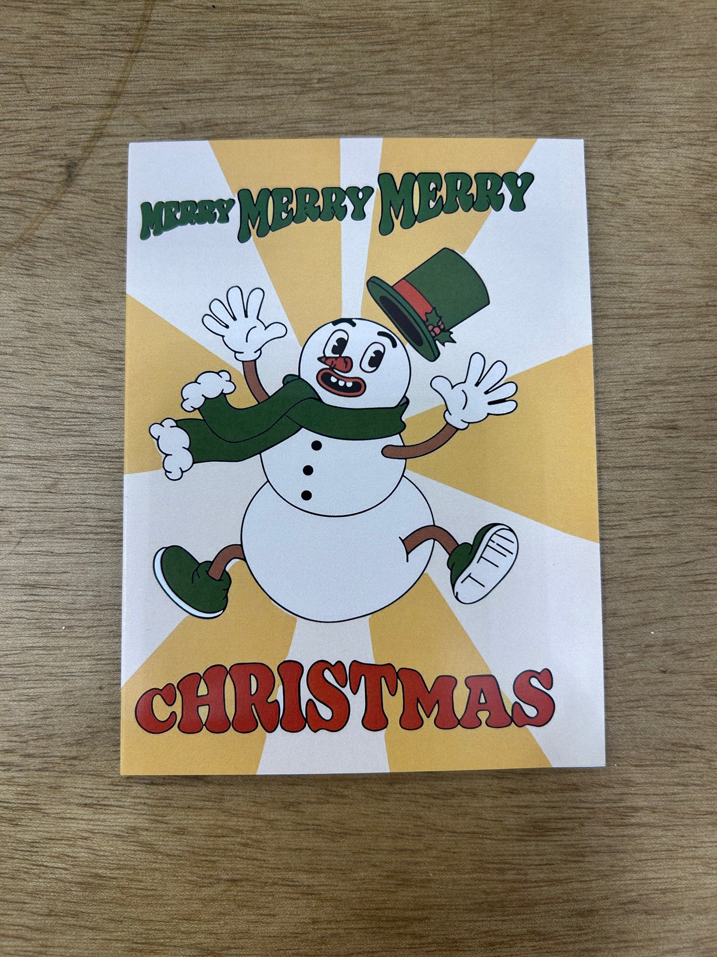 Retro Christmas Greeting Cards