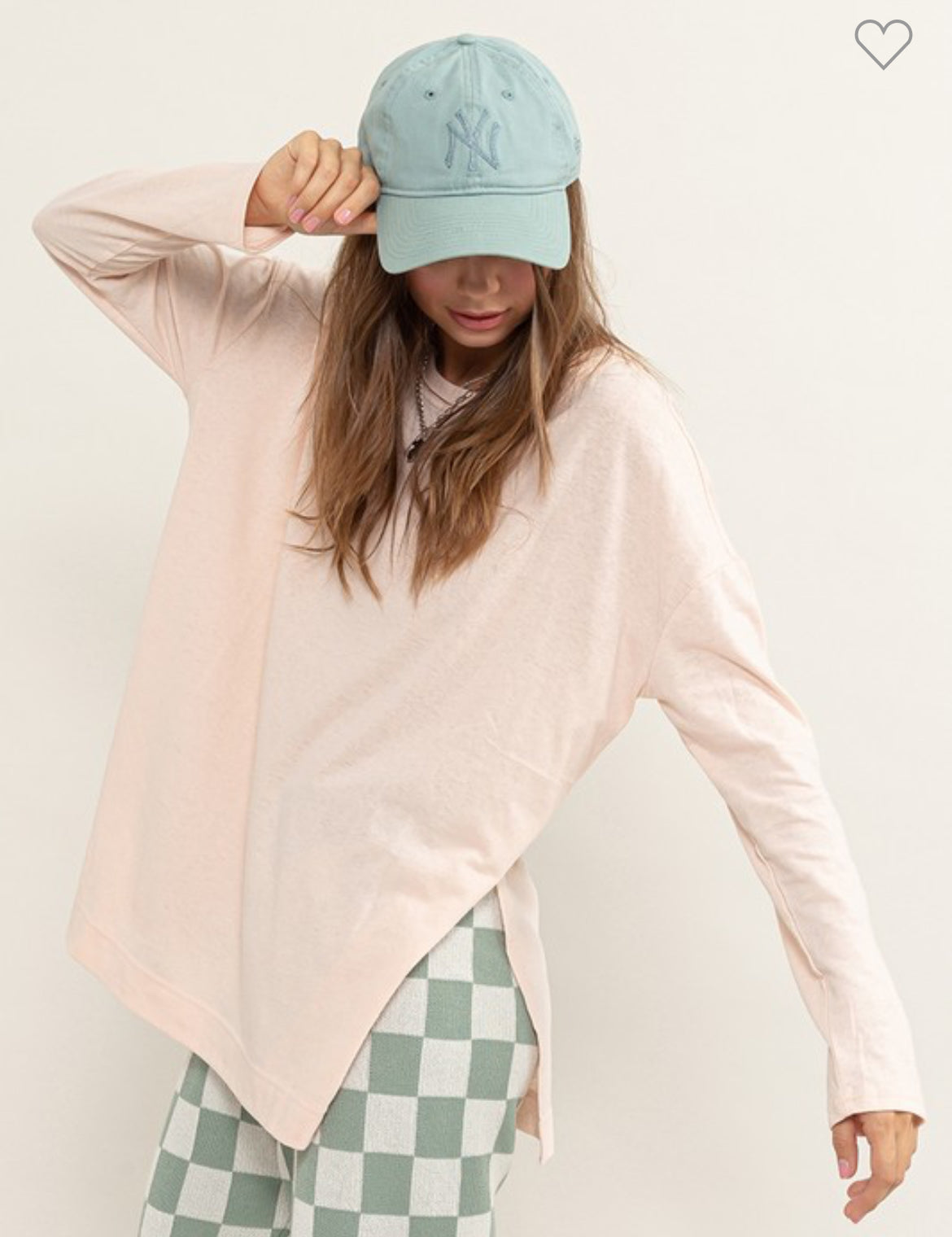 Oversized Long Sleeve Tunic Top