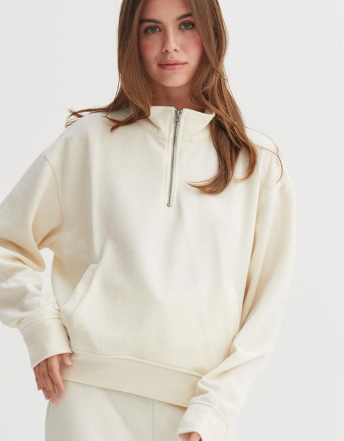 Half Zip Sweatshirt