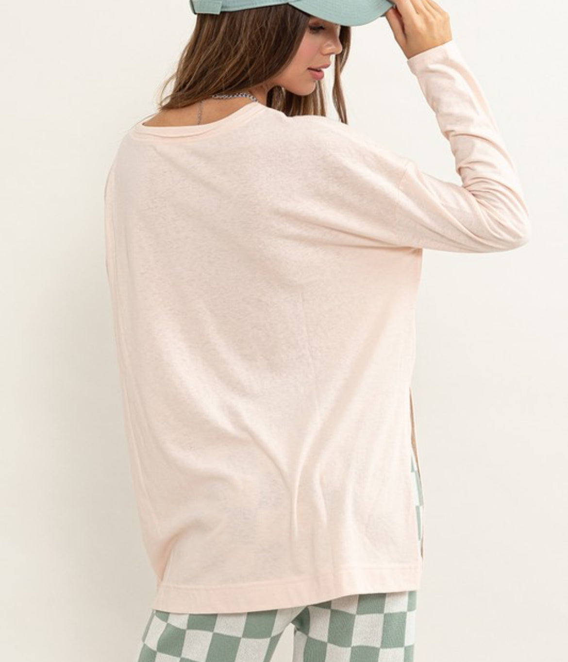 Oversized Long Sleeve Tunic Top