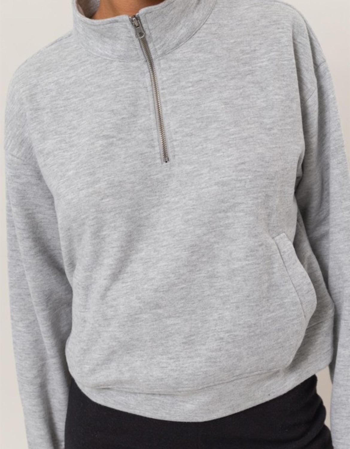 Half Zip Sweatshirt