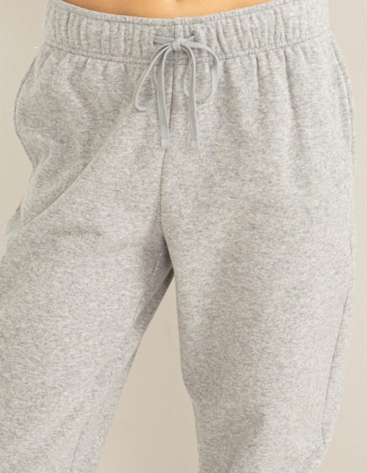 Mid Rise Drawstring Jogger Pants