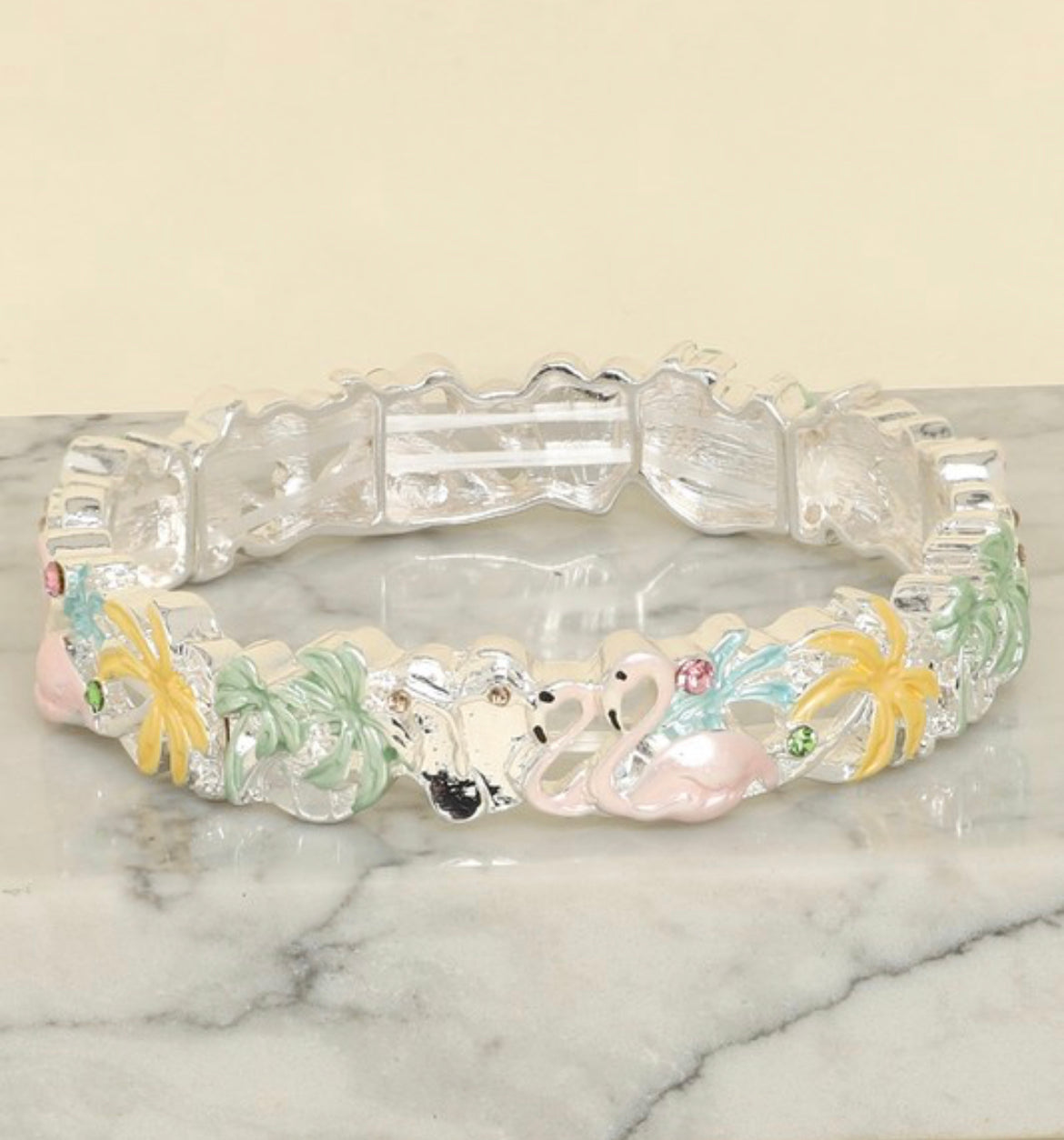 Sea Life Metal Stretch Bracelet