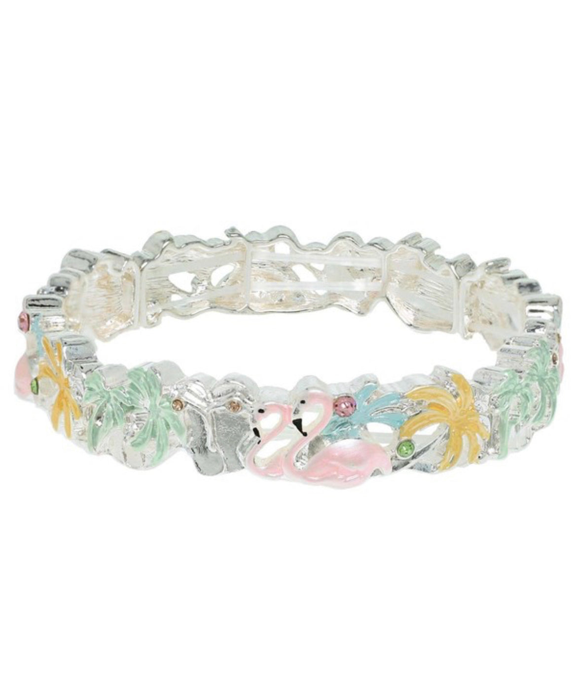 Sea Life Metal Stretch Bracelet