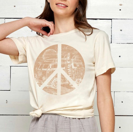 Peace Out Graphic Tee