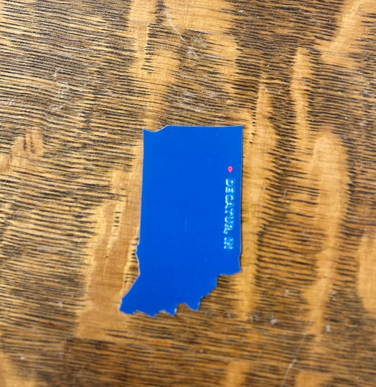 Decatur Indiana Waterproof Sticker