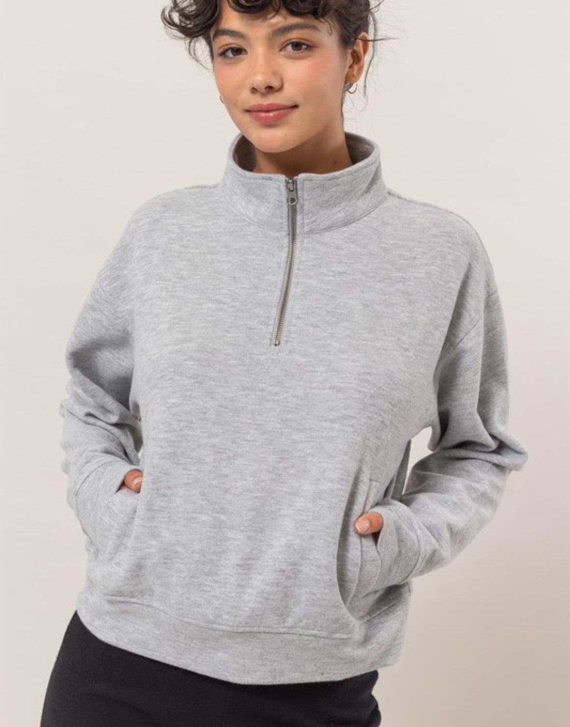 Half Zip Sweatshirt