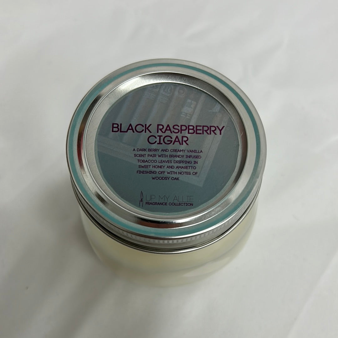 Up My Allie Jar Candle- Black Raspberry Cigar