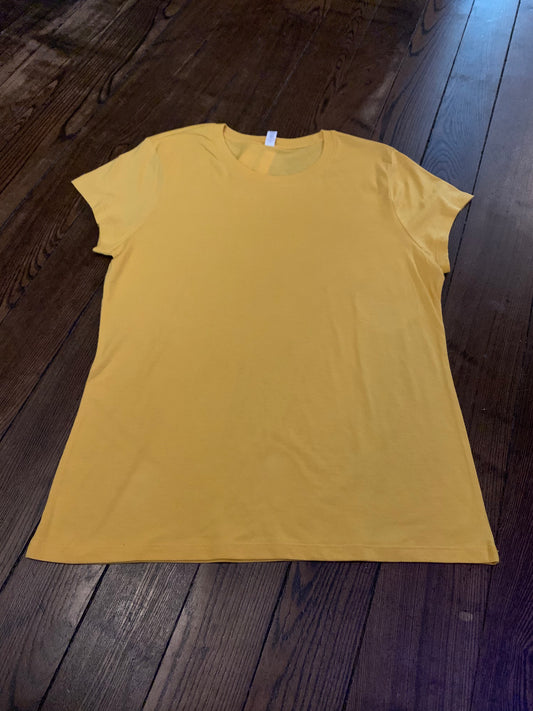 Camiseta Básica Amarillo Mostaza Plus