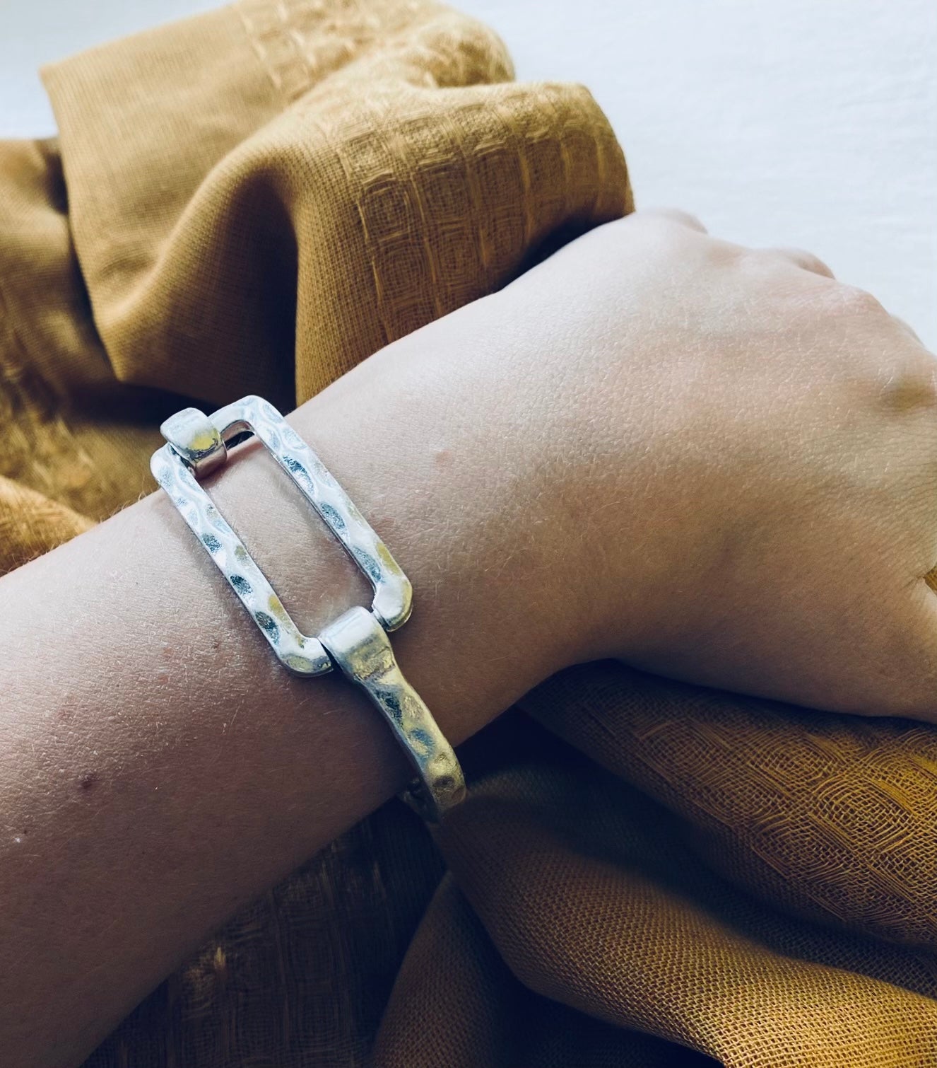 Metal Rectangle Bracelet