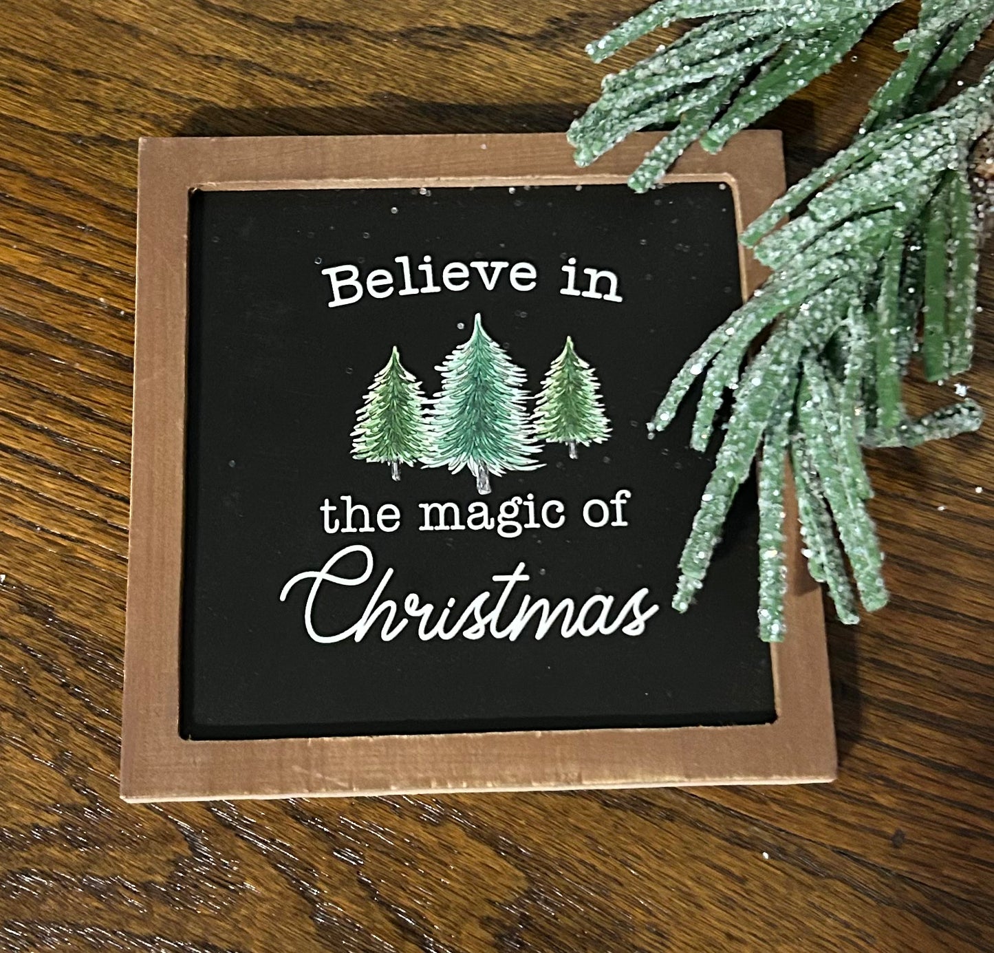 Creer en la magia de la señal de Navidad