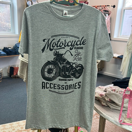 Camiseta gráfica de motocicleta