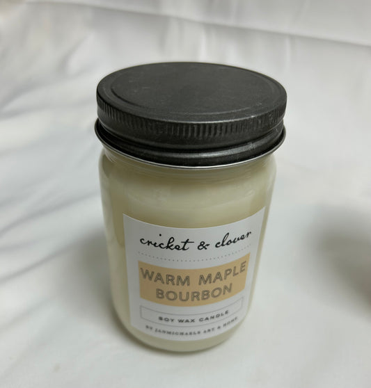 Warm Maple Bourbon Jar Candle