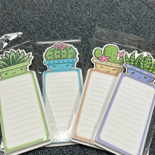 Succulent Notepads with Magnet