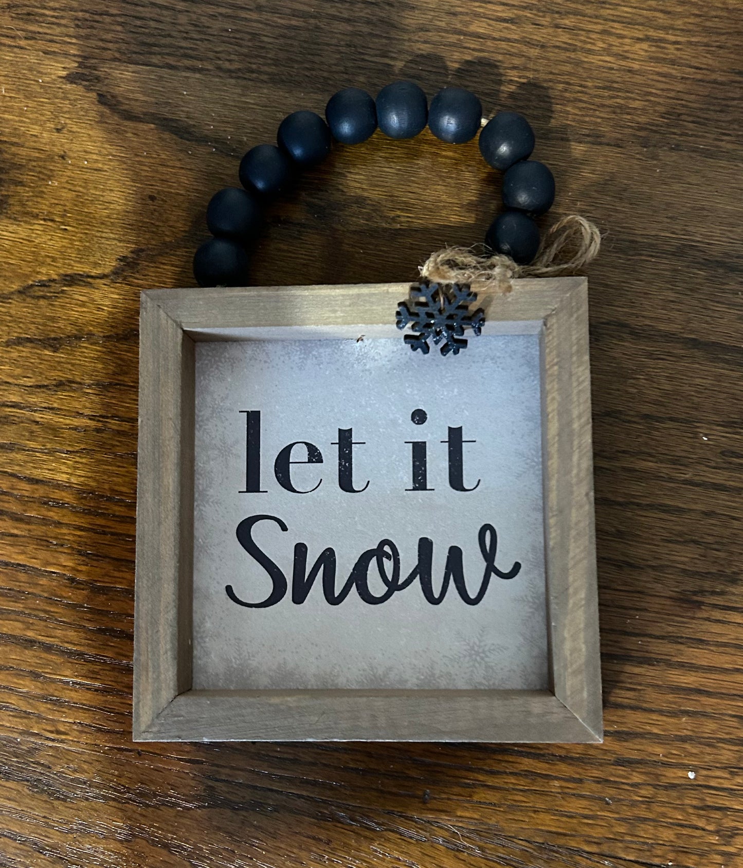 Let it Snow Mini Sign