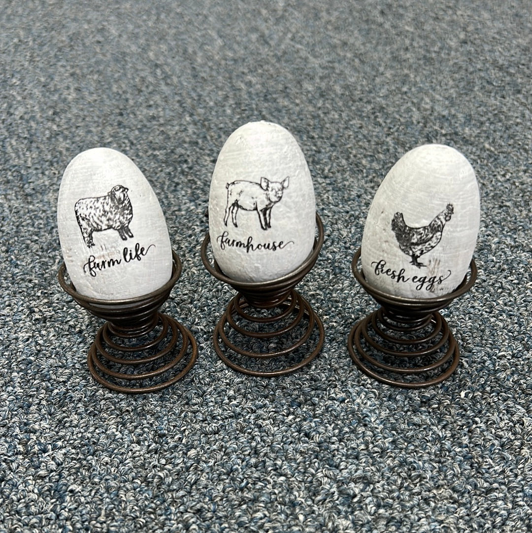 Farm House Eggs 3 Pack